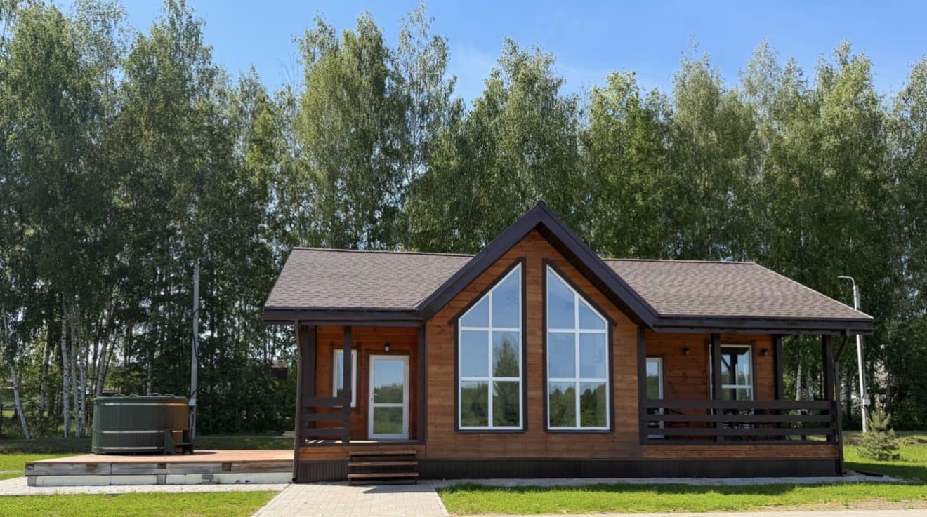 Barn House 2 с купелью — фото 1